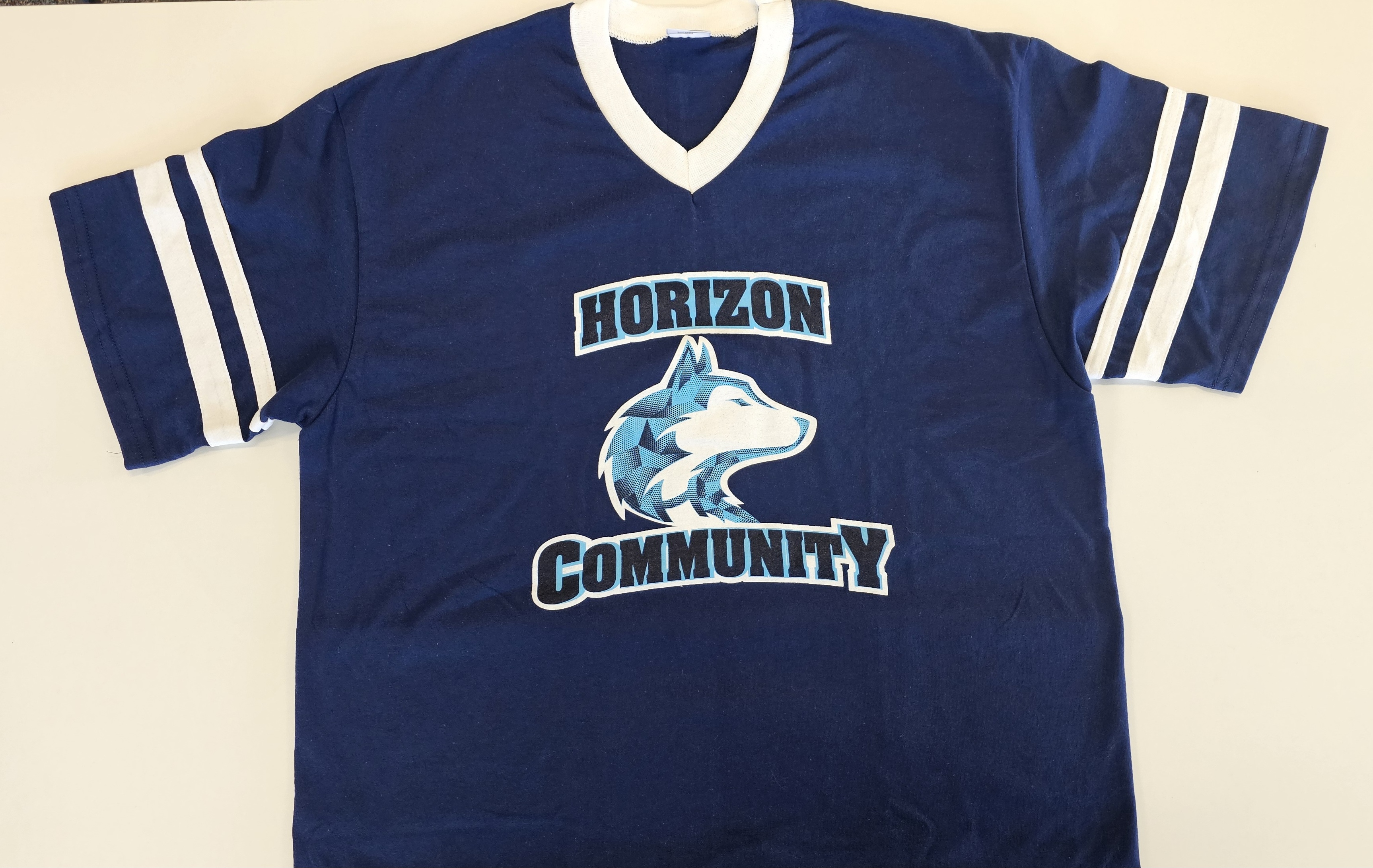 HCMS Blue and White T-Shirt