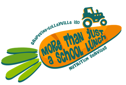 Grapeville-Colleyville ISD More Than Just a School Lunch Nutrition Services Large carrot with tractor